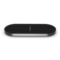 PLATINET QI WIRELESS CHARGER DUO 2x10W TYPE-C BLACK [45522]