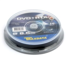 TRAXDATA RITEK DVD+R 8,5GB 8X DL CAKE*10 906753ITRA003