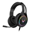 VARR GAMING 4IN1 SET ZESTAW GAMINGOWY 03 MOUSE MOUSEPAD HEADSET KEYBOARD RGB RAINBOW [45590]