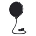 VARR GAMING MICROPHONE POP FILTER FILTR POP DO MIKROFONU BLACK [45598]