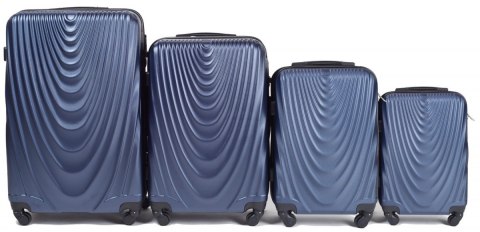 304, Zestwa 4 walizek Wings (L,M,S,XS), Blue