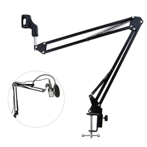 VARR GAMING MICROPHONE DESC ARM STAND STATYW DO MIKTOFONU BLACK [45597]