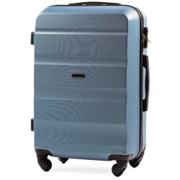 AT01, Średnia walizka podróżna Wings M, Silver blue