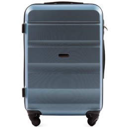 AT01, Średnia walizka podróżna Wings M, Silver blue