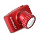 OMEGA HEADLAMP LAMPA CZOŁOWA 8*LED 7-M RED BATT INCL [42398]