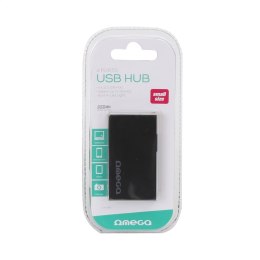 OMEGA USB 2.0 HUB 4 PORT BOX BLACK [42851]