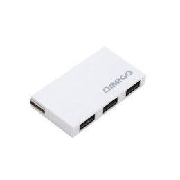 OMEGA USB 2.0 HUB 4 PORT BOX WHITE [42852] TE