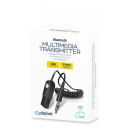 PLATINET MULTIMEDIA TRANSMITTER AUDIO CAR ADAPTER USB JACK 3.5 BLUETOOTH 5.0 [45593]