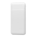 PLATINET POWER BANK 10000mAh Polymer ABS Texture White [45721]