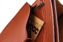 Klasyczna teczka / plecak Vintage P12 COGNAC