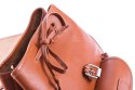 Modny plecak skórzany Vintage P1 BROWN