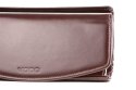 Duży skórzany portfel damski PPD6 BROWN