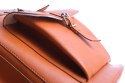 PROMO SET Duży plecak skórzany Vintage P40 + Portfel z naturalnej skóry juchtowej Vintage P21 BLACK