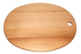 Deska do krojenia drewniana owalna 38 Cm HIT