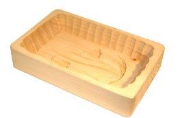 Forma do masła rzeźbiona drewniana maselnica