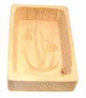 Forma do masła rzeźbiona drewniana maselnica
