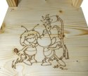 Krzesełko dziecięce z drewna LAKIEROWANE Maja