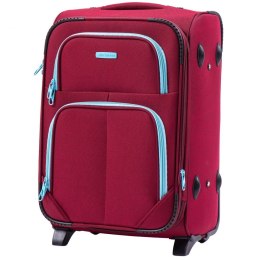 214 (2), Mała walizka kabinowa Wings 2 koła S,Red