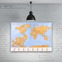 Mapa Zdrapka Odkrywcy - Świat (PL)
